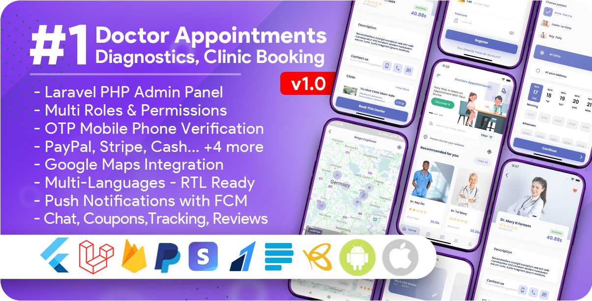 Beauty Salons, Spa, Massage, Barber Booking, Business Listing Multi-Vendor App with Admin Panel - 4
